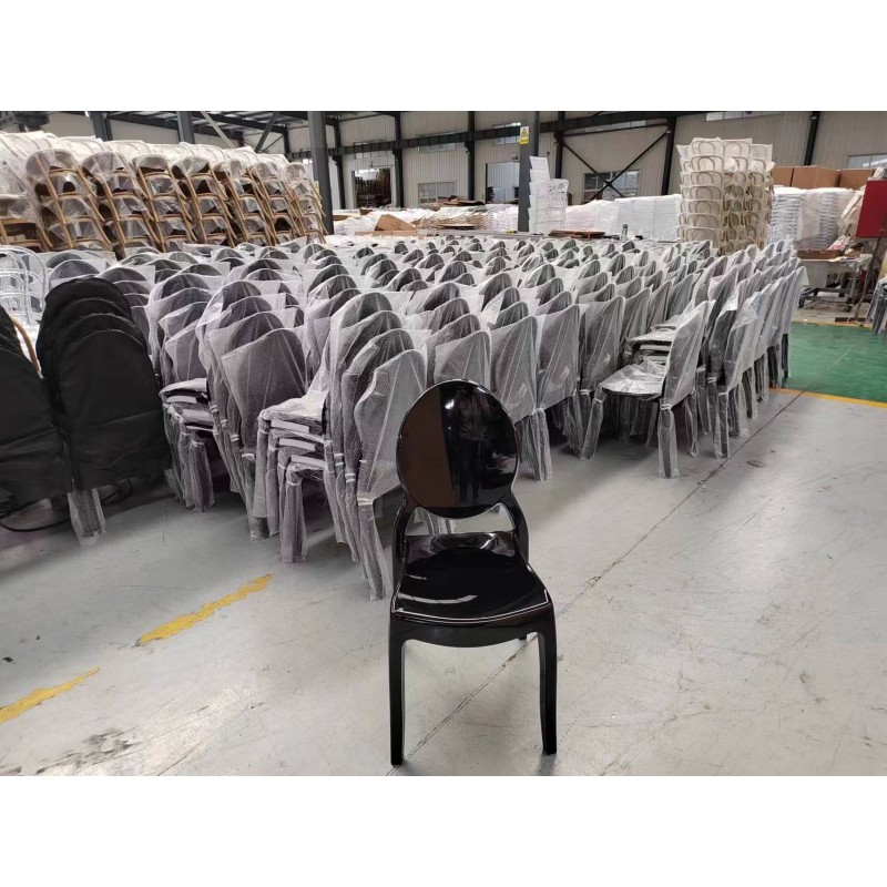 Ghost Chair Manufacturer - Black Acrylic Elegant Banquet Chairs