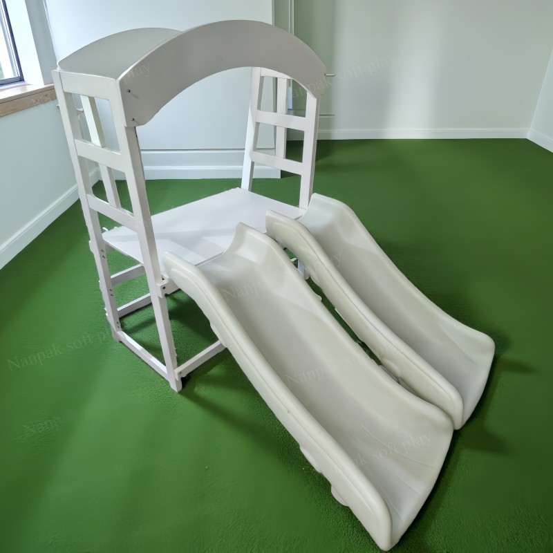 Ball Pool Set Factory - White Ball Pit Slide Ladder Set for Kids