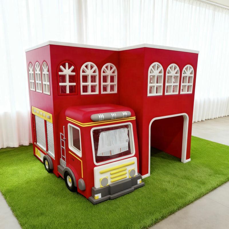 Playground Equipment Supplier - Fire Station Role Play Soft Play House