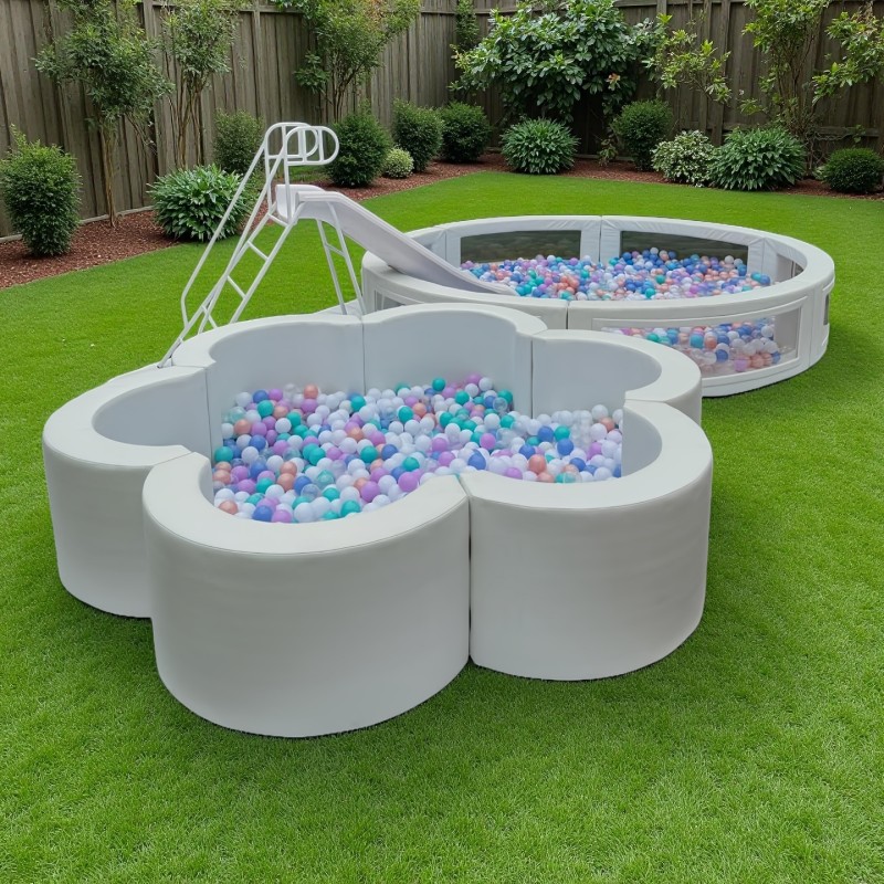 Ball Pit Supplier - Commercial Circular Soft Play Pit with Slide