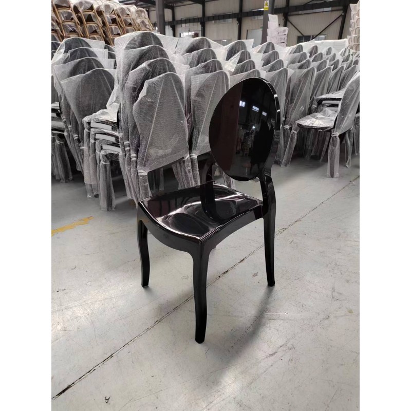 Ghost Chair Manufacturer - Black Acrylic Elegant Banquet Chairs