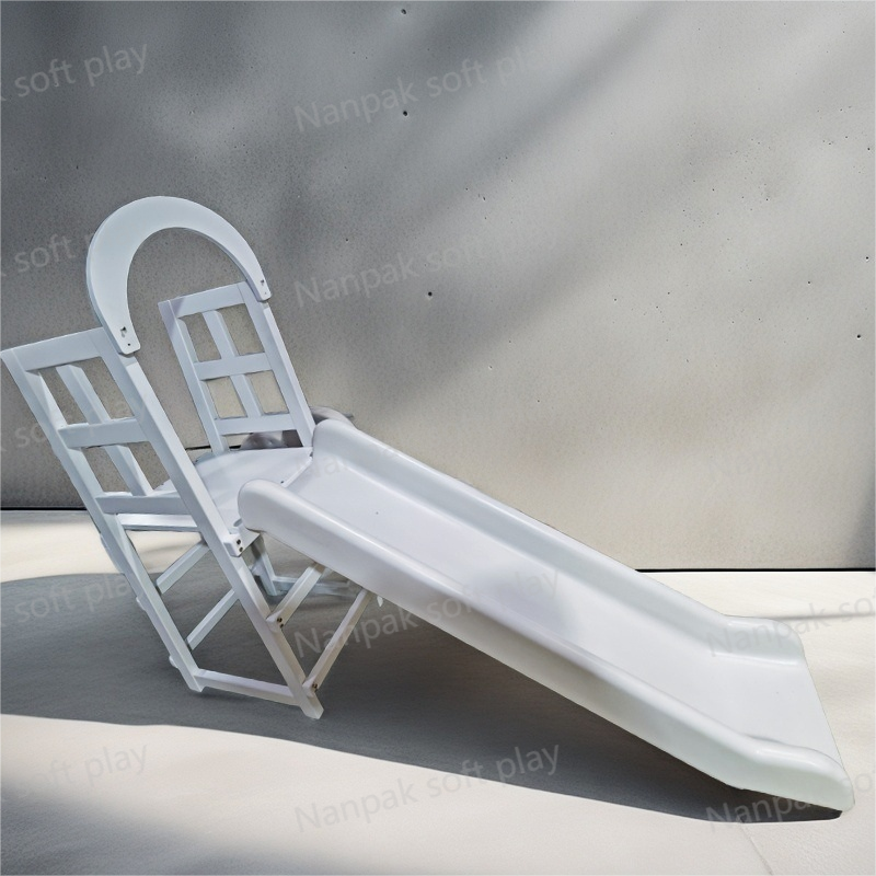 Ball Pool Set Factory - White Ball Pit Slide Ladder Set for Kids