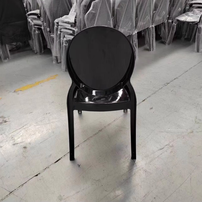 Ghost Chair Manufacturer - Black Acrylic Elegant Banquet Chairs