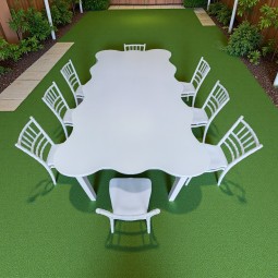 Party Equipment Factory - Colorful Kids Table Chair for Events