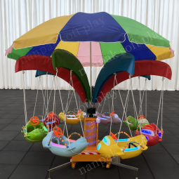 Merry Go Round Factory - Rotate Fish Plane 6-10 Seat Swing