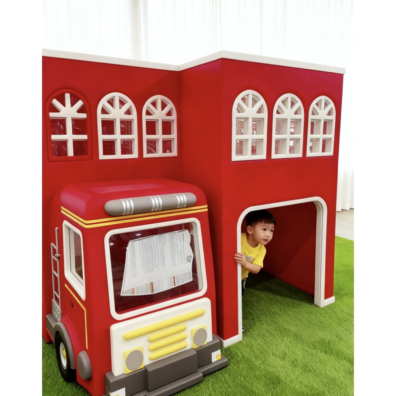 Playground Equipment Supplier - Fire Station Role Play Soft Play House