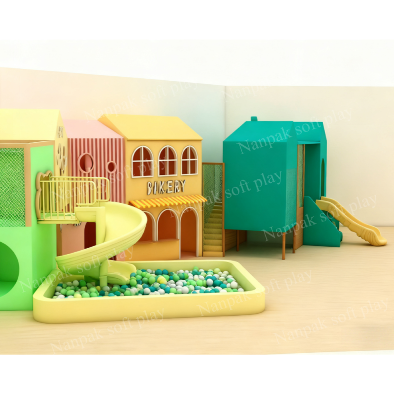 Role Play House Supplier - Slide Climb Bakery Fire Station Play