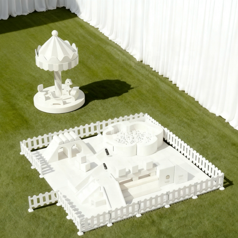 Playground Set Factory - Gender-neutral Carousel Flower Ball Pit