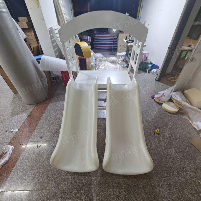 Playground Equipment Manufacturer - Double Slide 4-6ft Ball Pit Set