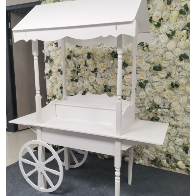 Snack Cart Manufacturer - Portable Candy Pancake Bar Display Cart