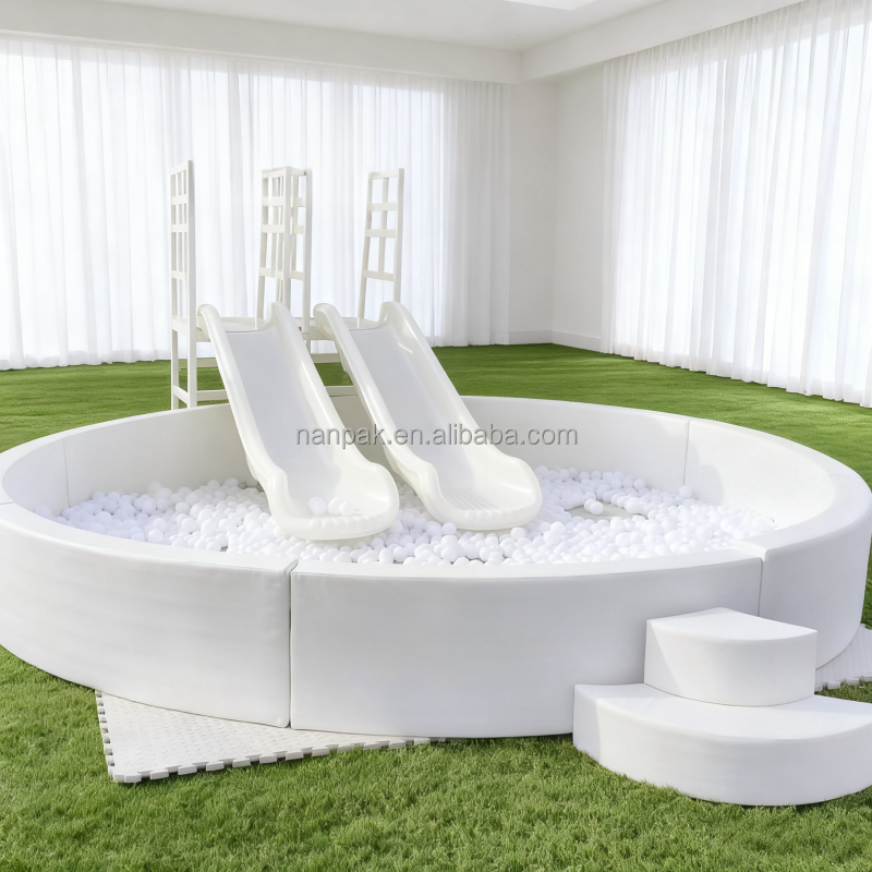 Ball Pit Manufacturer - 10ft 12ft Double Slides Balloon Pit