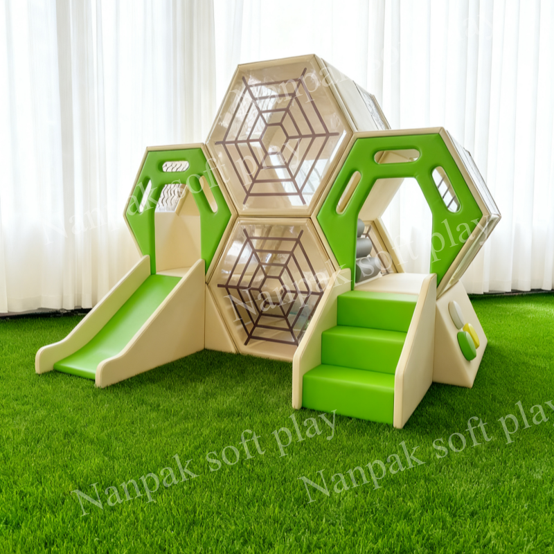Playground Equipment Supplier - Honeycomb Bee Crawl Climb Soft Play