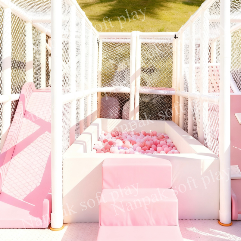 Portable Playground Supplier - All in One Climb Ball Pit Soft Play