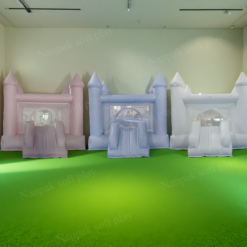Inflatable Playground Manufacturer - Pastel Jumper with 6ft Slide