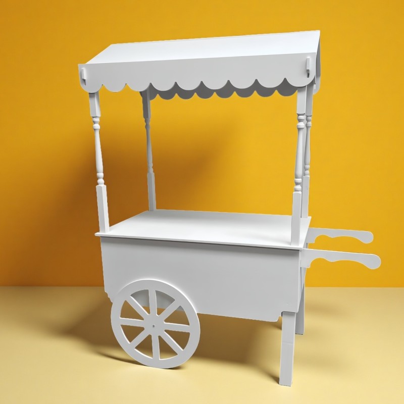 Snack Cart Manufacturer - Portable Candy Pancake Bar Display Cart