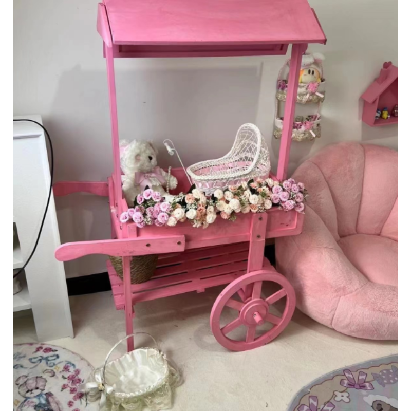 Snack Cart Manufacturer - Portable Candy Pancake Bar Display Cart