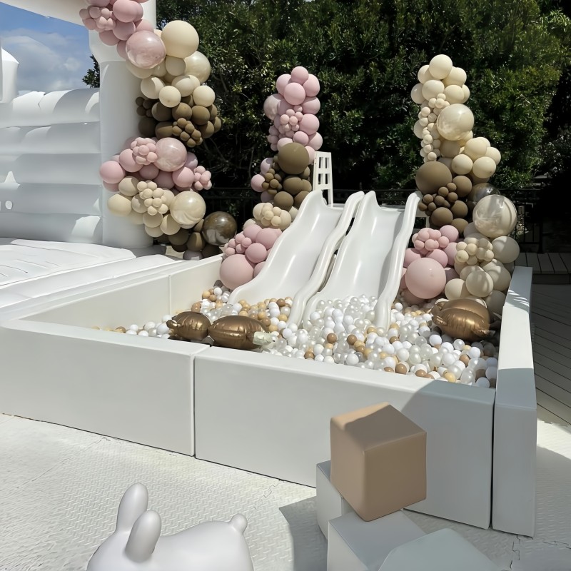 Ball Pit Supplier - Commercial Circular Soft Play Pit with Slide