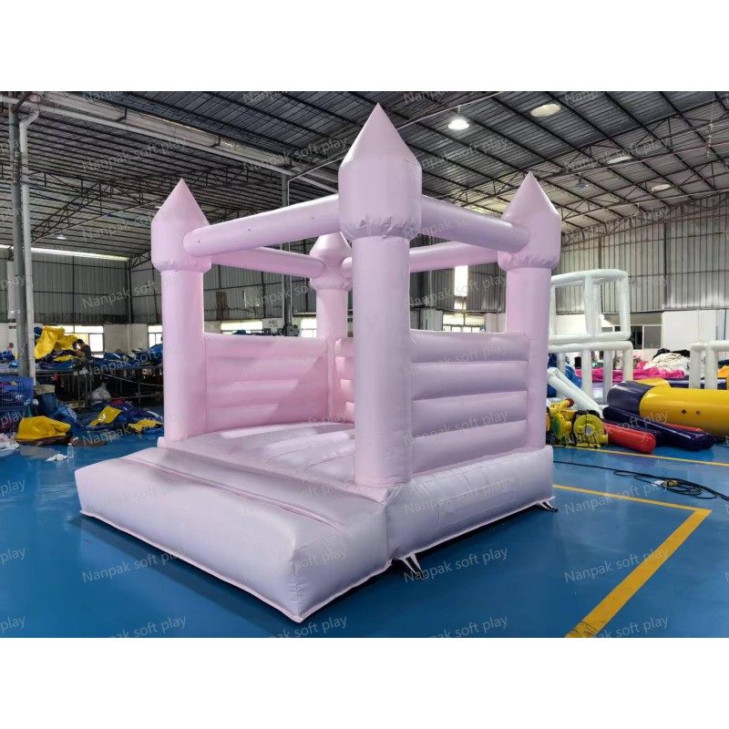 Inflatable Playground Manufacturer - Pink Bounce House with Slide