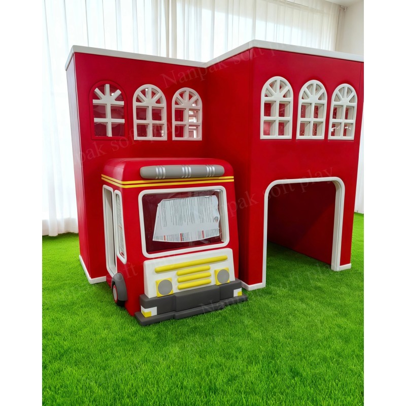 Playground Equipment Supplier - Fire Station Role Play Soft Play House