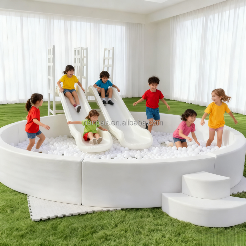Ball Pit Manufacturer - 10ft 12ft Double Slides Balloon Pit