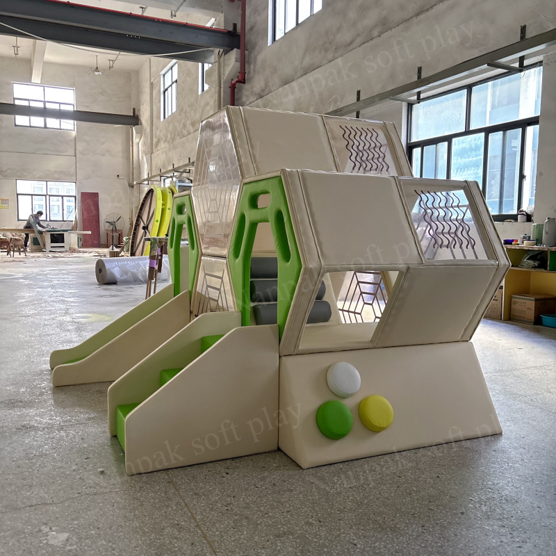 Playground Equipment Supplier - Honeycomb Bee Crawl Climb Soft Play