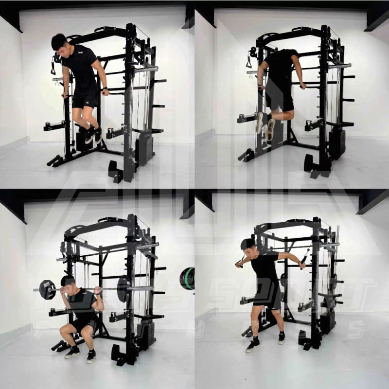 Smith Machine Supplier - Steel Squat Rack Free Weights Training