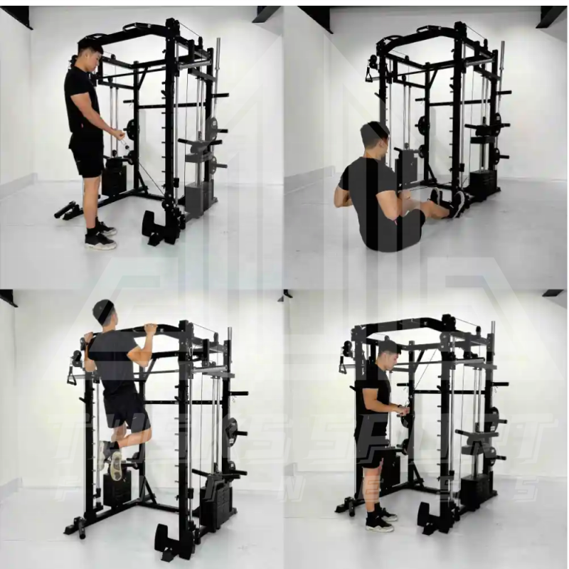 Smith Machine Supplier - Steel Squat Rack Free Weights Training