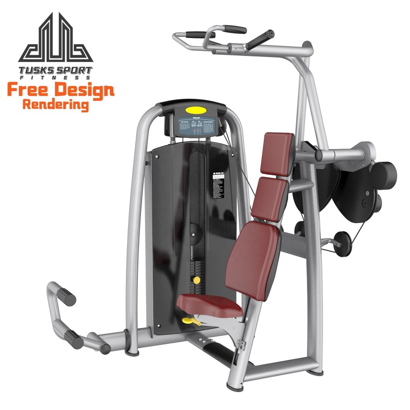 Lat Pulldown Machine Factory - Commercial Pin Loaded Strength
