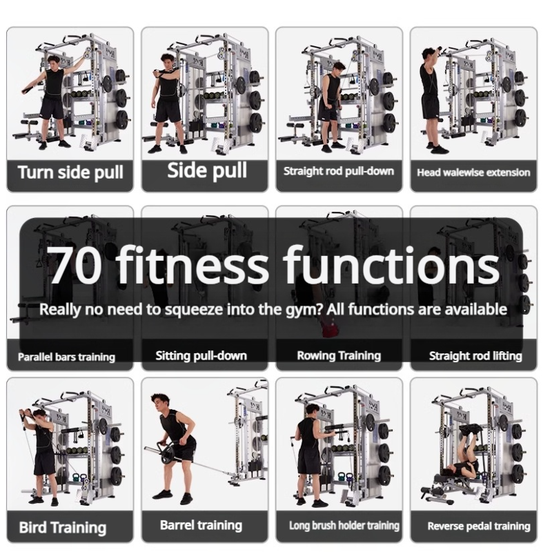 Smith Machine Manufacturer - Commercial Multi Functional Gym