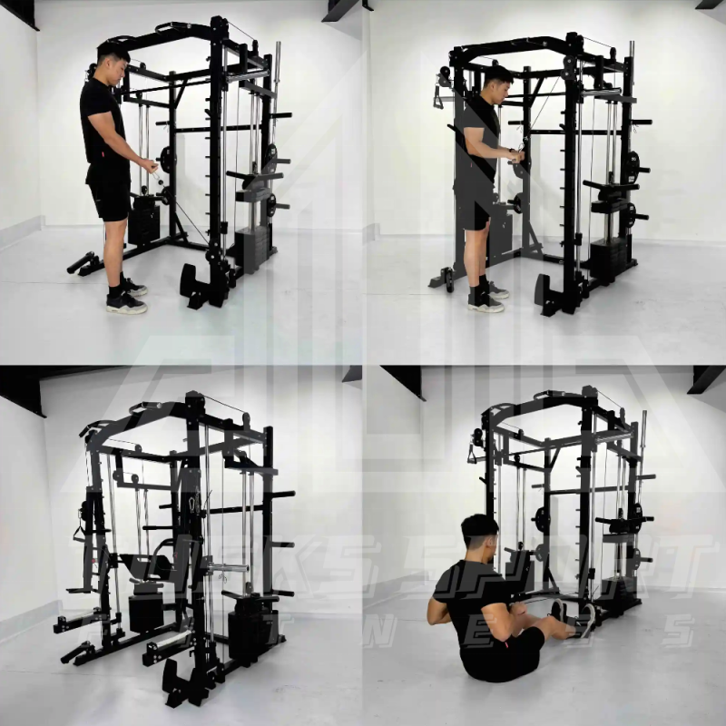 Smith Machine Supplier - Steel Squat Rack Free Weights Training