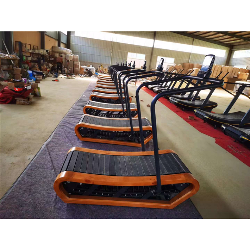 Wooden Treadmill Manufacturer - Self-Powered Curved Home Runner
