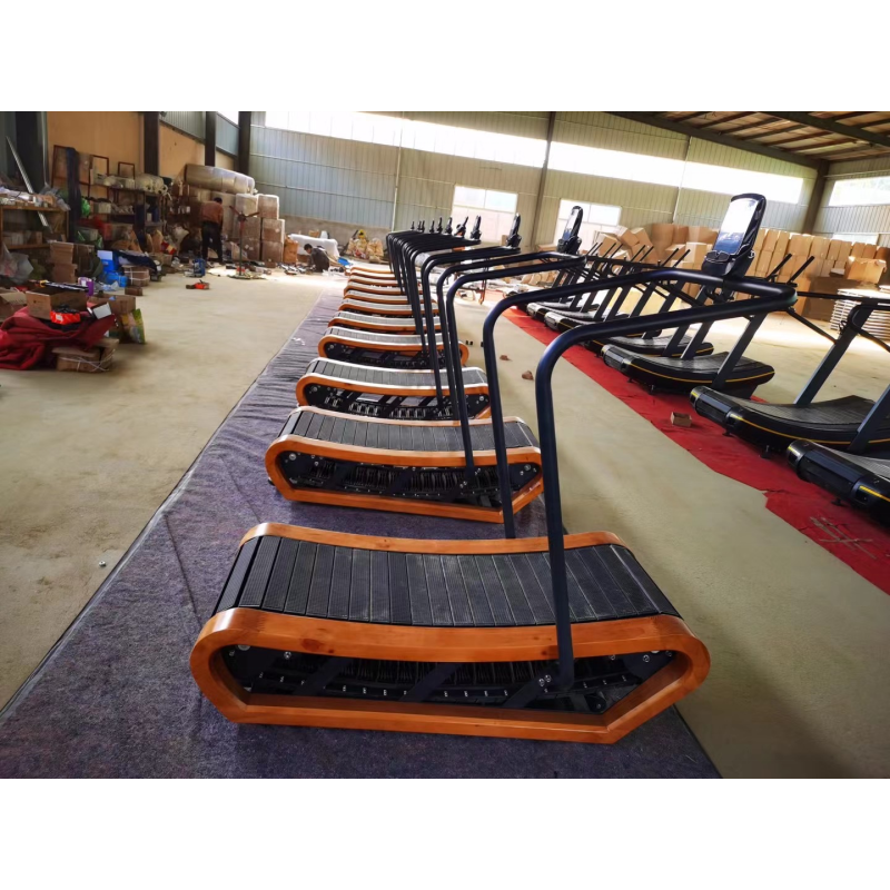Curved Treadmill Supplier - Self-generated Non-motorized Wood Runner