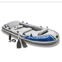 Water Boat Factory - Inflatable 5-person Kayak with Paddles