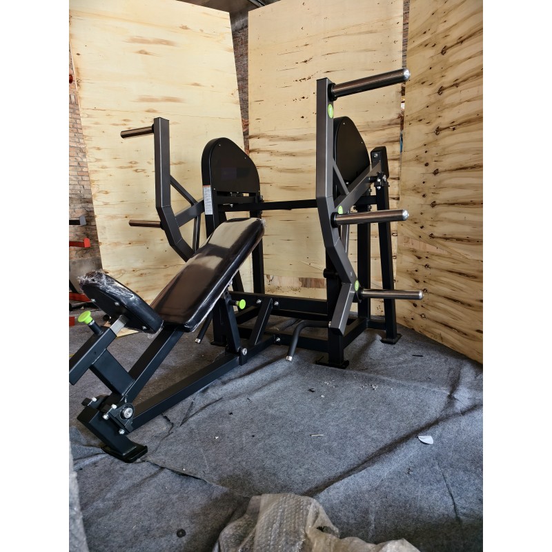 Bicep Curl Machine Supplier - Plate-Loaded Angled Grips