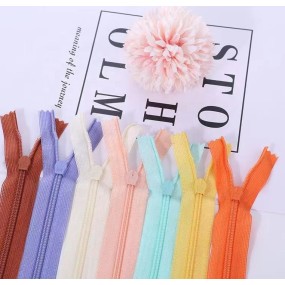 Nylon Zipper Factory - 3# Colorful Separable Invisible Zipper