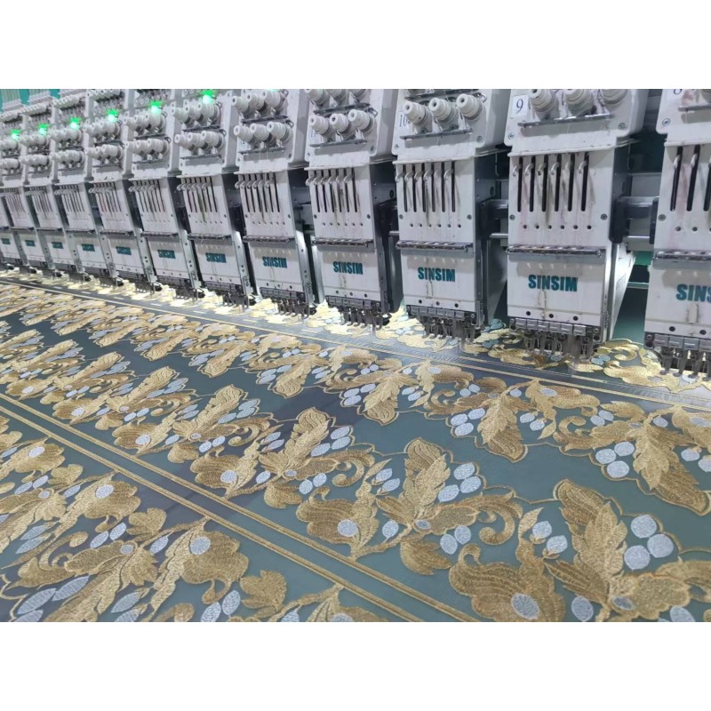 Embroidery Lace Supplier - Pearl Bead Gold Silver Embroidered