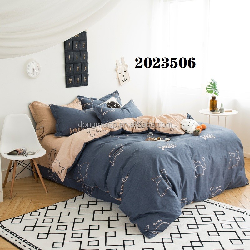 Duvet Cover Set Manufacturer - 100% Cotton 4 Piece Bed Sheet Set