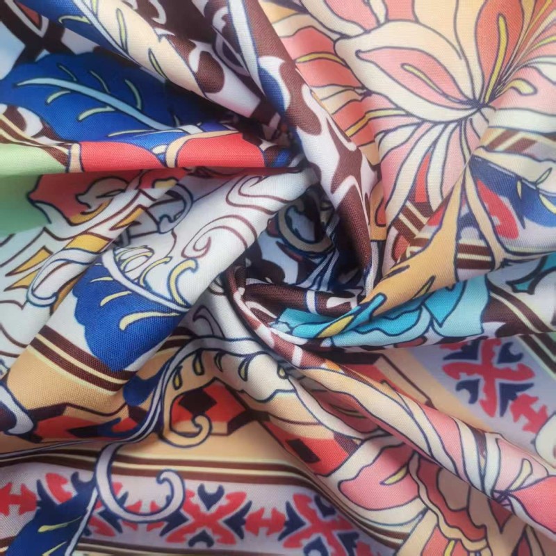 Abaya Fabric Supplier - Breathable Polyester Rayon Prints
