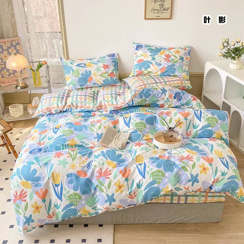 Quilt Set Manufacturer - 100% Polyester Bed Sheet 4 Piece Set