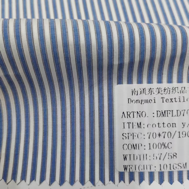 Dobby Fabric Factory - Eco-Friendly Combed Yarn Dyed Poplin