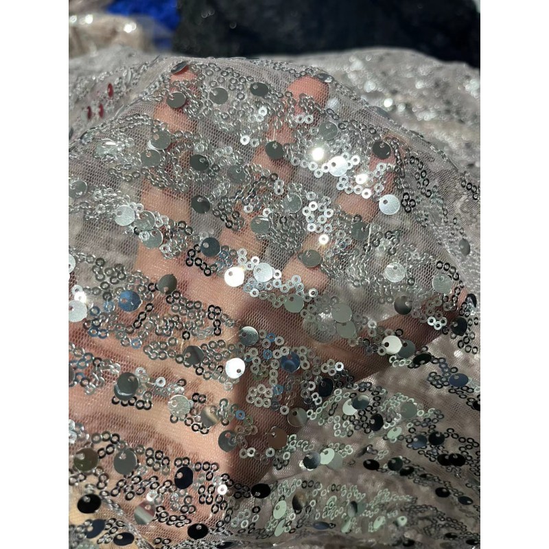 Embroidery Lace Supplier - Pearl Bead Gold Silver Embroidered