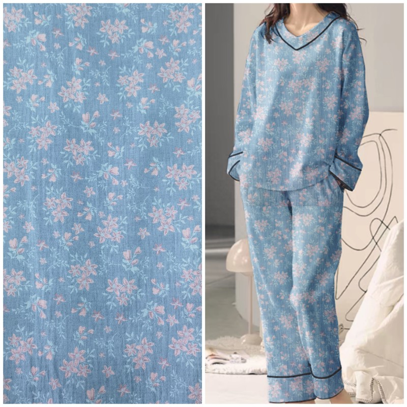 Jacquard Fabric Supplier - 100% Cotton Double Layer Gauze