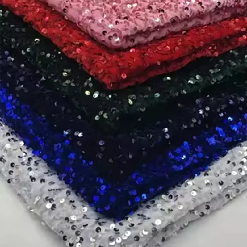 Knitted Velvet Manufacturer - Luxury Wicking Glitter Velvet