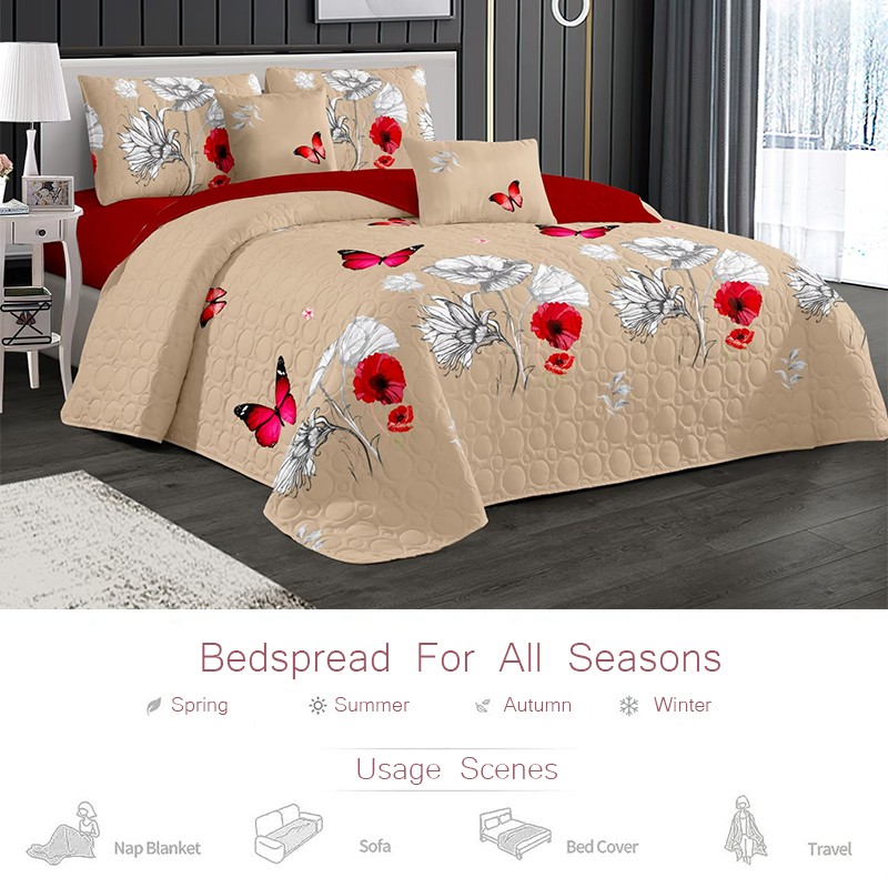 Quilt Set Manufacturer - Custom Printed Ultrasonic Bedspread