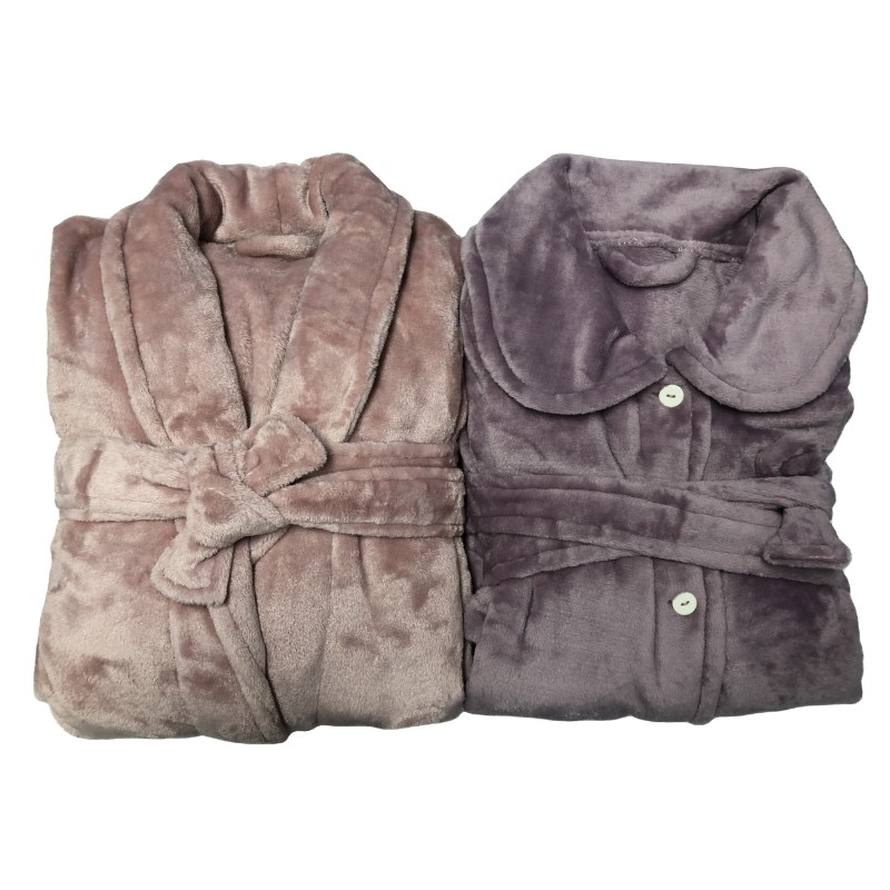 Winter Bathrobes Supplier - Hot Sale Thickening Flannel Plush