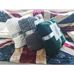 Fleece Blanket Supplier - 2 Ply Custom Print Coral Flannel