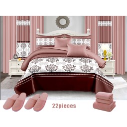Quilt Set Supplier - New Design Cotton Printed 22pcs Set