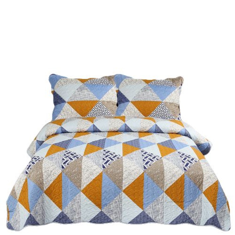 Quilted Bedspread Supplier - Ultrasonic Plain Cotton Filling