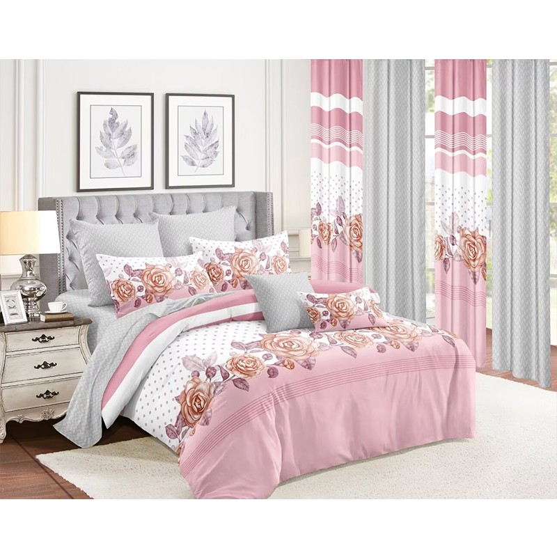 Quilt Set Manufacturer - New Design Plant Printed 10pcs Set