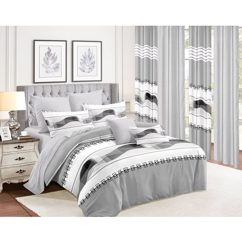 Quilt Set Manufacturer - New Design Plant Printed 10pcs Set